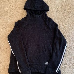 Adidas Black hoodie with front pocket